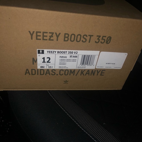 Yeezy 350 V2 Lundma. Sizes 11.5 left. - Picture 3 of 5